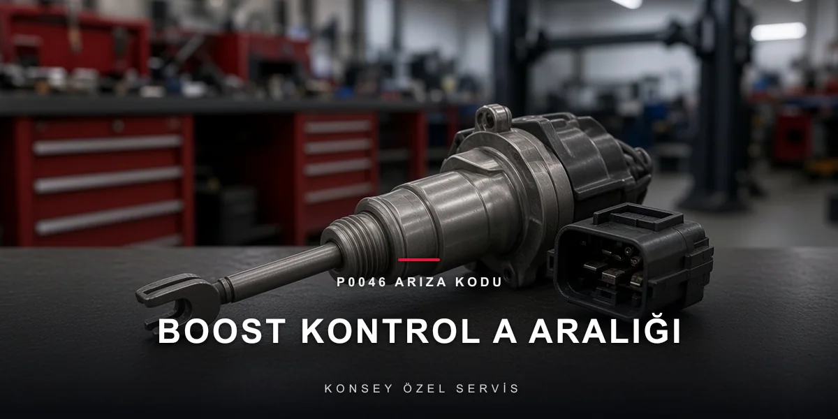 P0046 arıza kodu (hata kodu), turbo boost kontrol A, Konsey Özel Servis