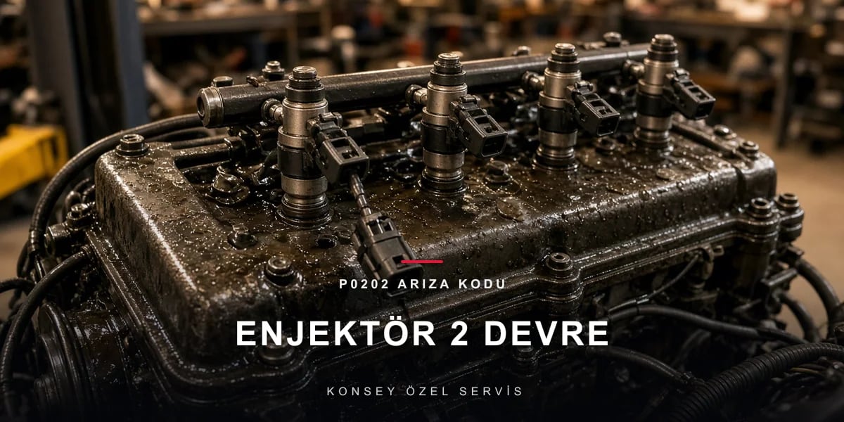 P0202 Arıza Kodu: silindir 2 enjektör devresi açık için Konsey Özel Servis görseli
