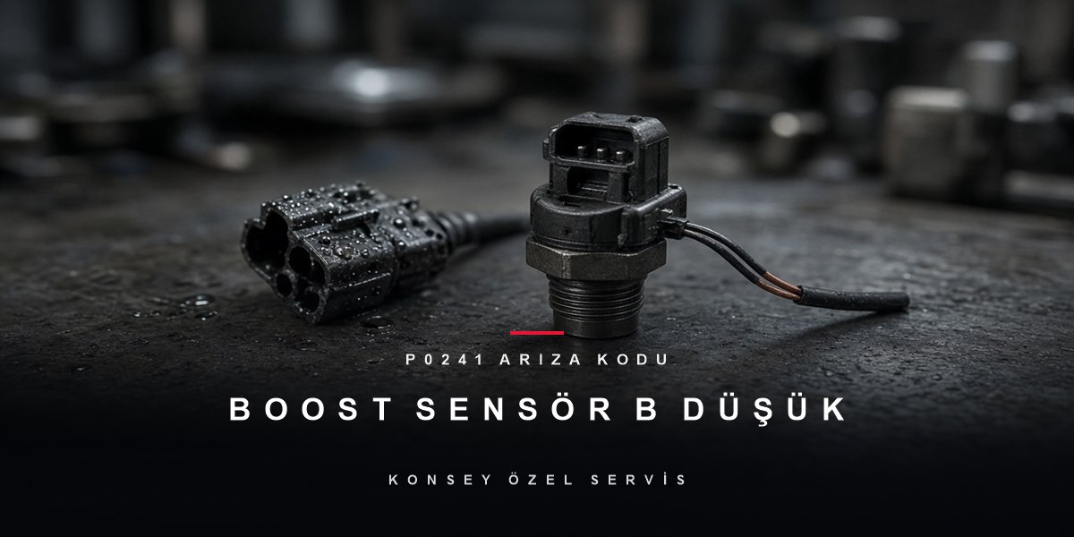 P0241 Arıza Kodu: turbo boost sensörü B düşük sinyal için Konsey Özel Servis görseli