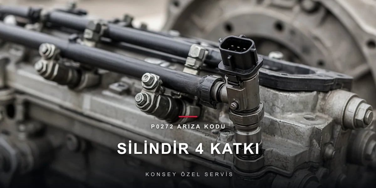 P0272 Arıza Kodu: silindir 4 katkı/denge enjektör katkısı için Konsey Özel Servis görseli