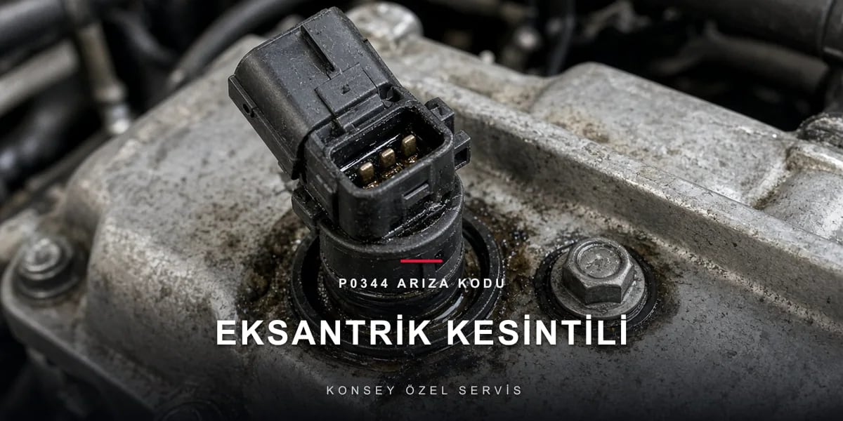 P0344 Arıza Kodu: eksantrik konum sensörü A kesintili sinyal için Konsey Özel Servis görseli