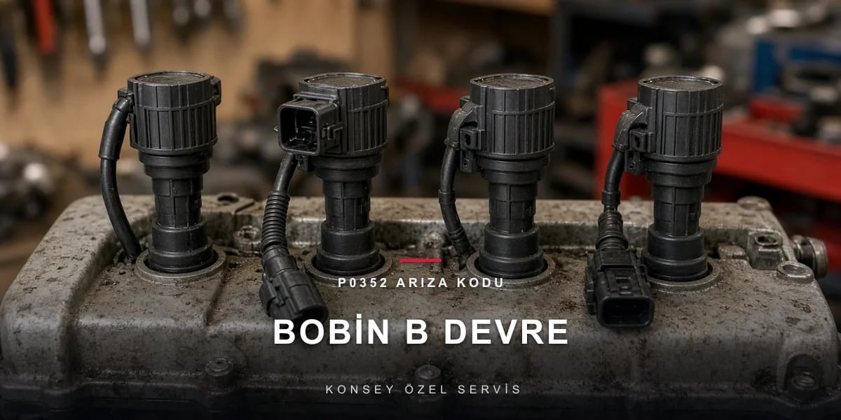 P0352 Arıza Kodu: ateşleme bobini B primer/sekonder devresi için Konsey Özel Servis görseli