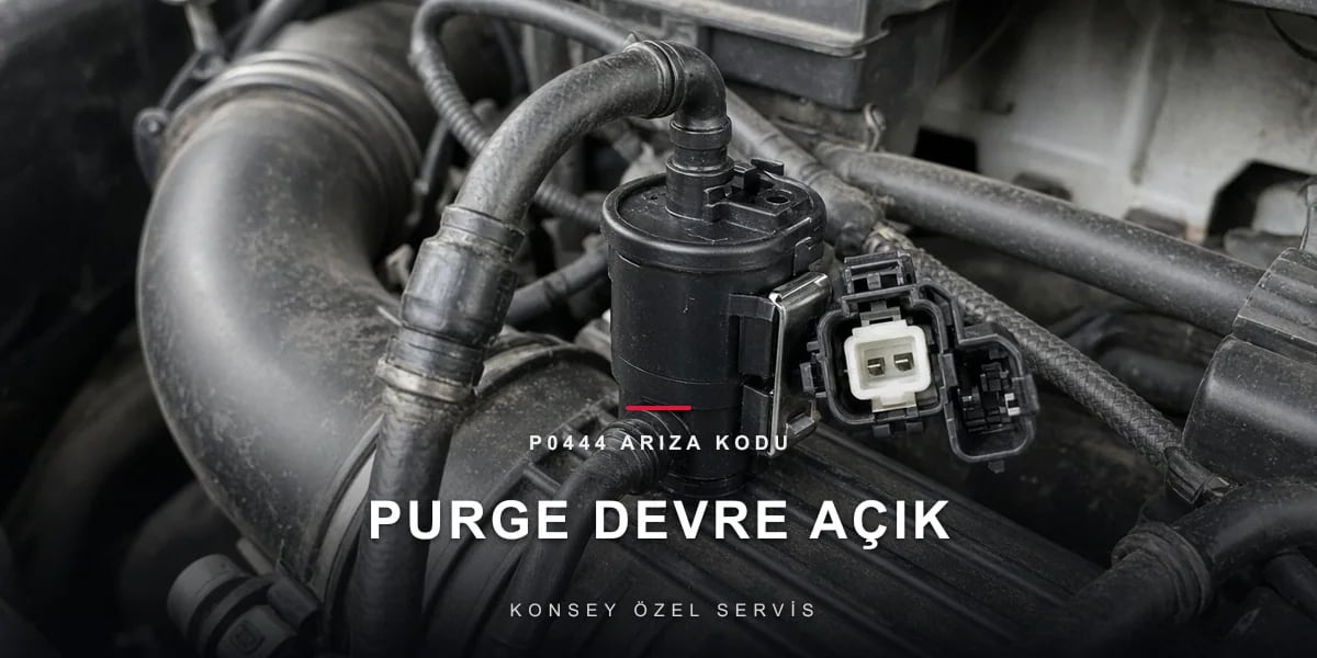 P0444 Arıza Kodu: EVAP purge valf devresi açık için Konsey Özel Servis görseli