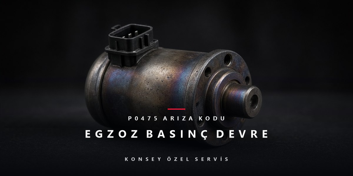 P0475 Arıza Kodu: Egzoz basınç kontrol vanası devresi için Konsey Özel Servis görseli