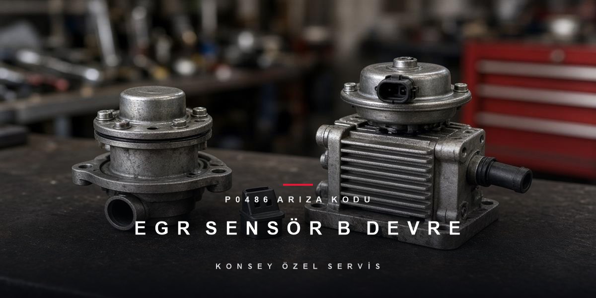 P0486 Arıza Kodu: EGR konum sensörü B elektrik hattı için Konsey Özel Servis görseli