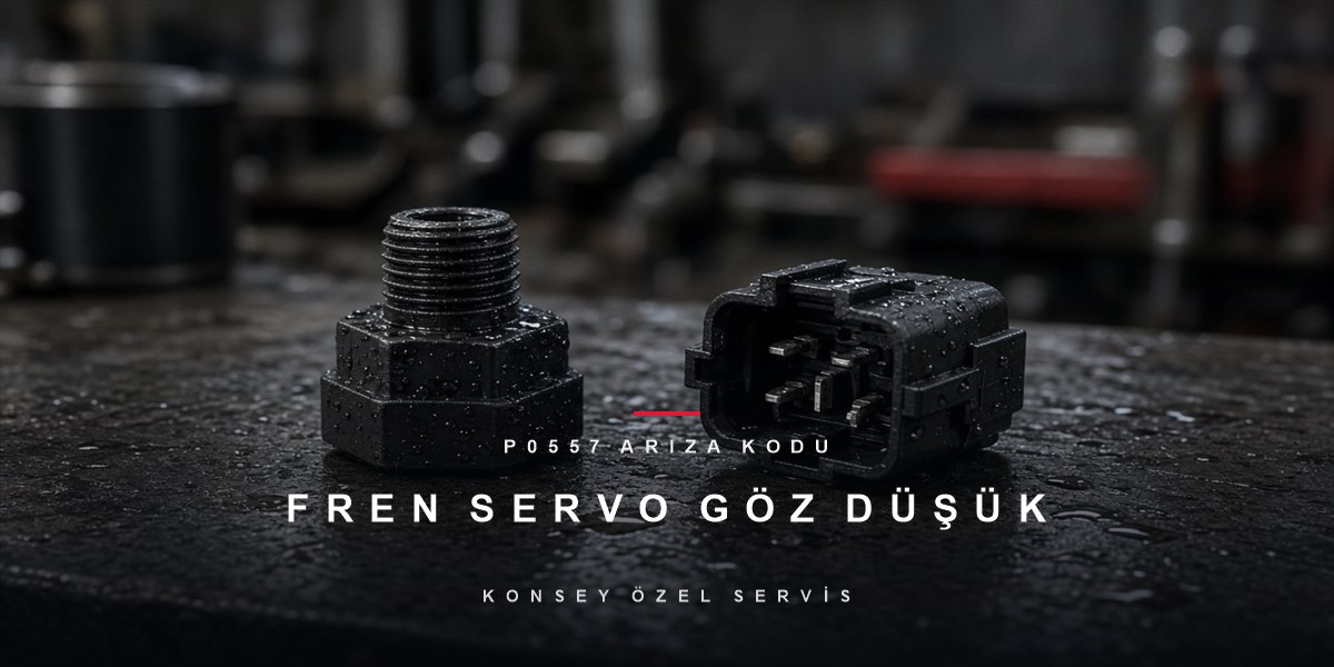 P0557 Arıza Kodu: fren servo basınç sensörü düşük sinyal için Konsey Özel Servis görseli