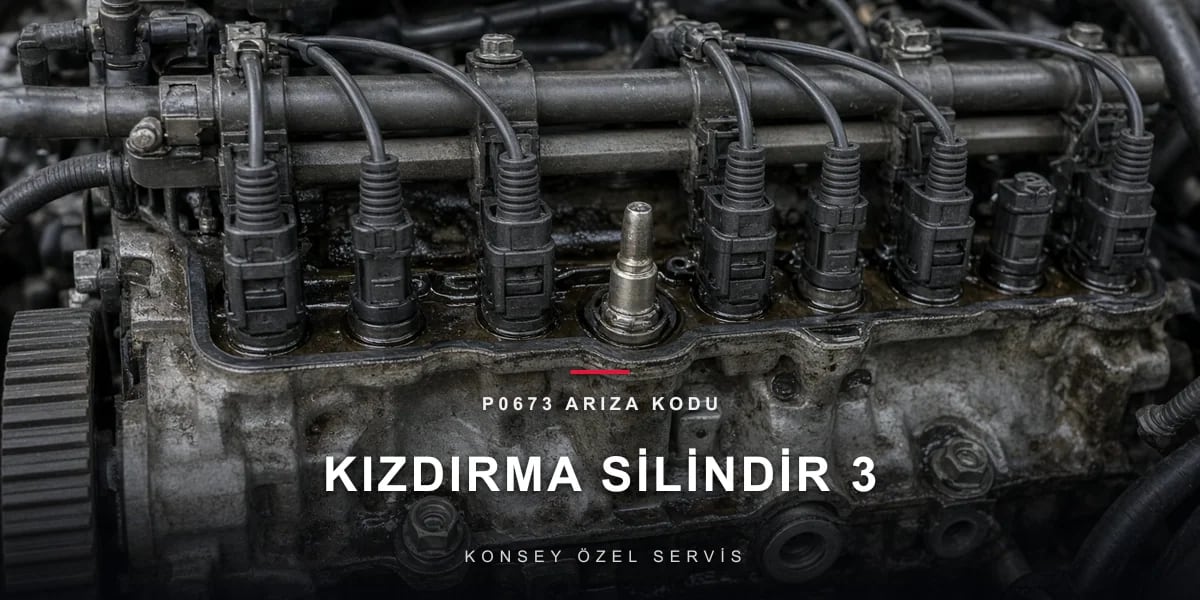 P0673 Arıza Kodu: silindir 3 kızdırma bujisi devresi için Konsey Özel Servis görseli