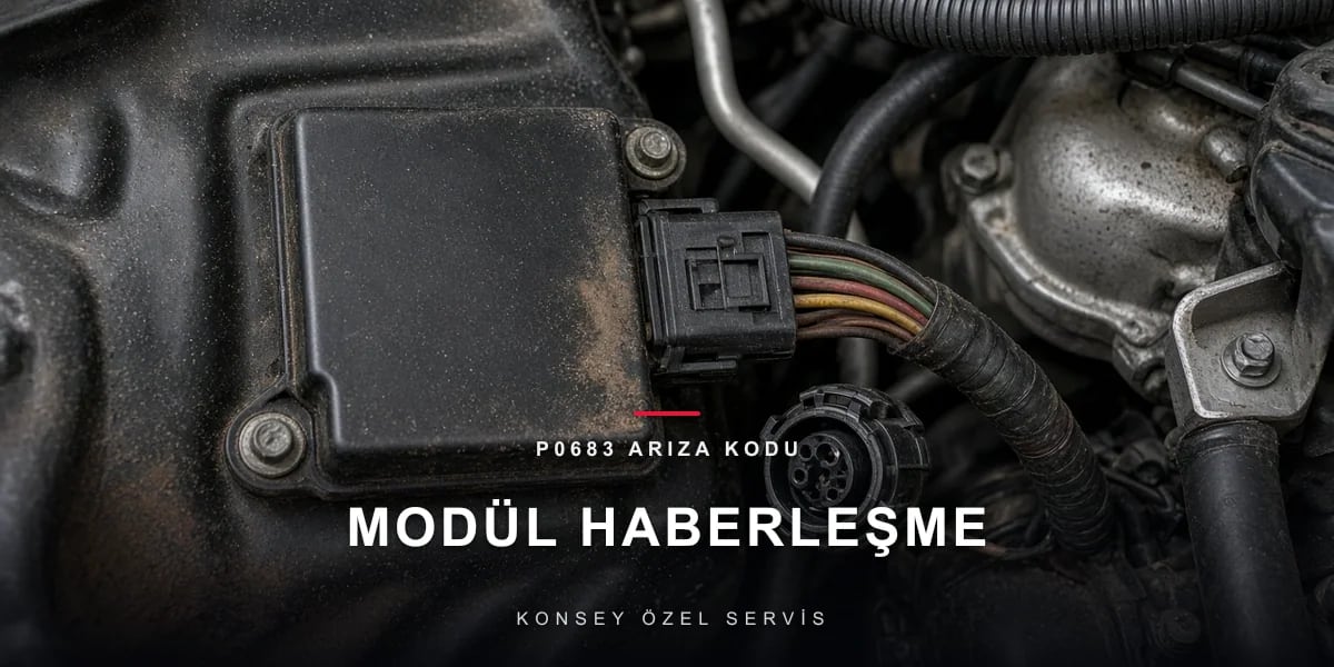 P0683 Arıza Kodu: kızdırma kontrol modülü PCM haberleşme devresi için Konsey Özel Servis görseli
