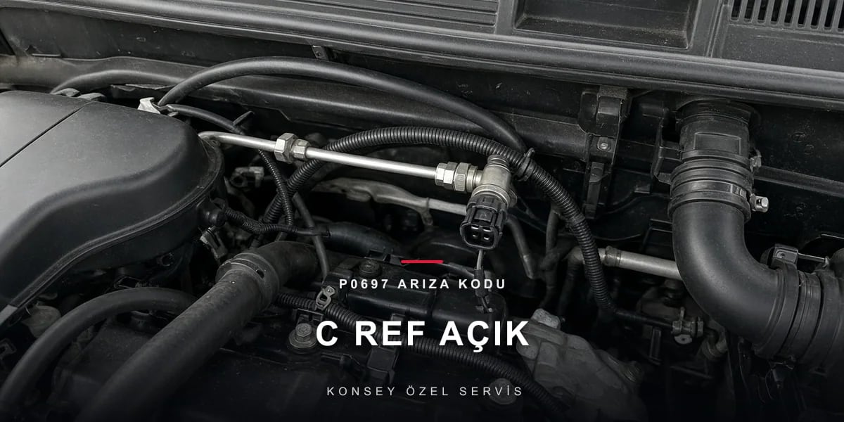P0697 Arıza Kodu: sensör referans gerilimi C açık için Konsey Özel Servis görseli