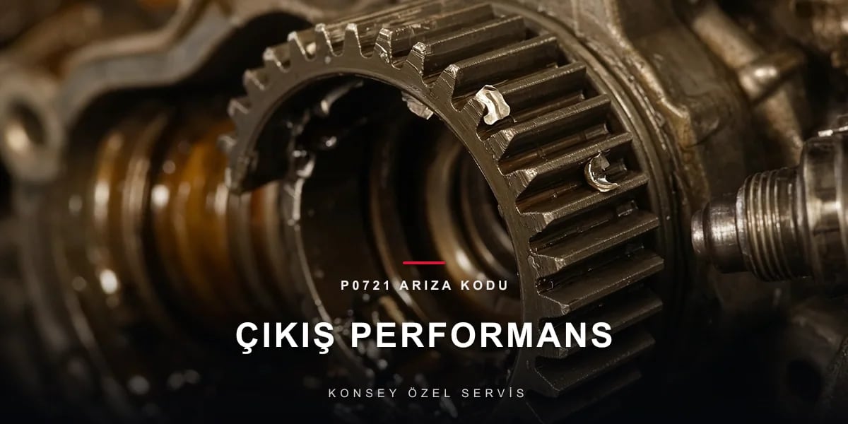 P0721 Arıza Kodu: şanzıman çıkış devir sensörü aralık/performans için Konsey Özel Servis görseli