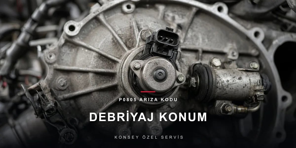 P0805 Arıza Kodu: debriyaj konum sensörü devresi için Konsey Özel Servis görseli
