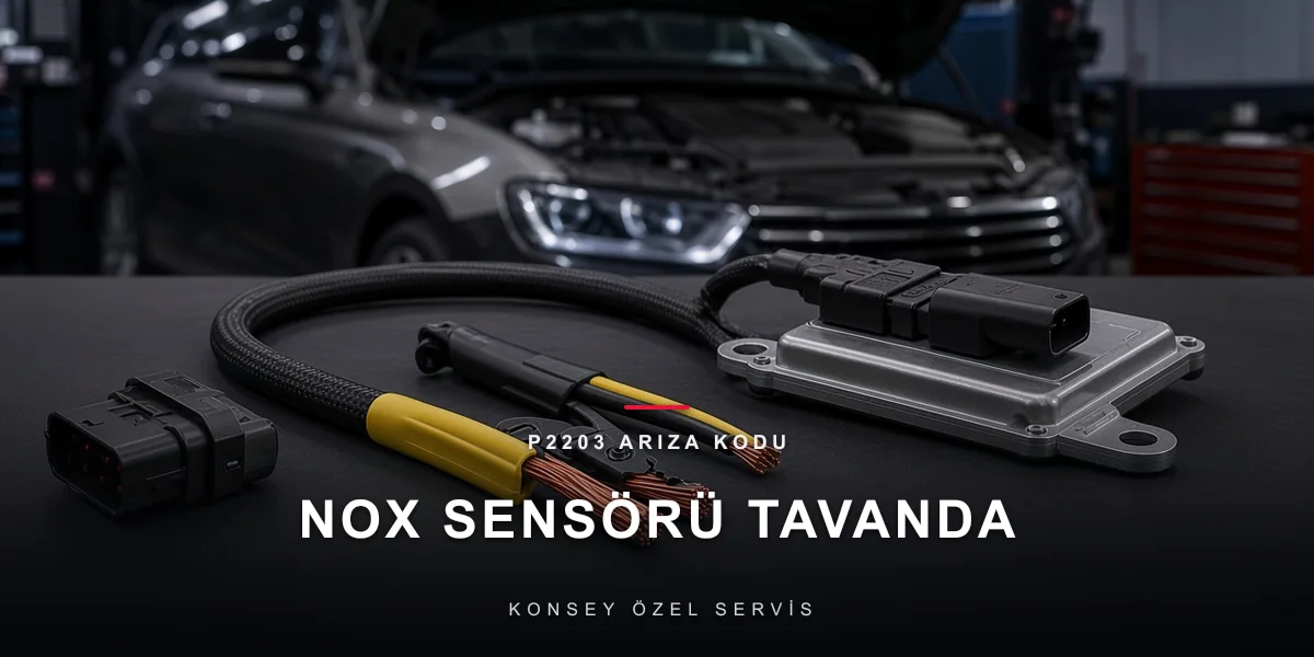 P2203 arıza kodu (hata kodu), NOx sensörü yüksek, Konsey Özel Servis