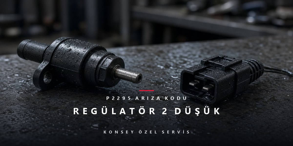 P2295 Arıza Kodu: yakıt basınç regülatörü 2 düşük sinyal için Konsey Özel Servis görseli