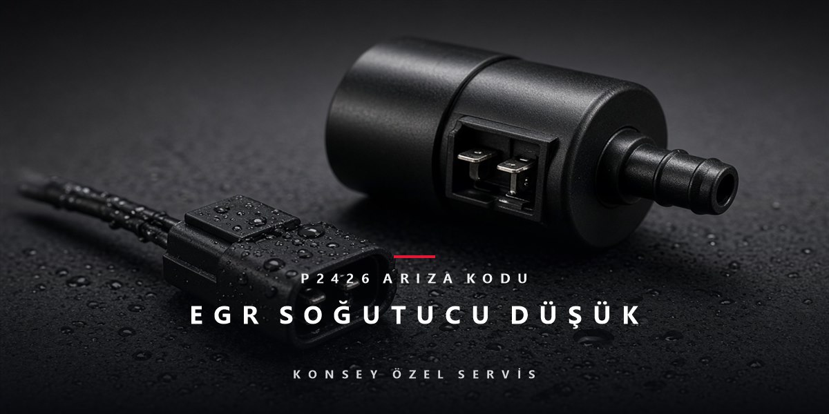 P2426 Arıza Kodu: EGR soğutucu vana düşük sinyal için Konsey Özel Servis görseli