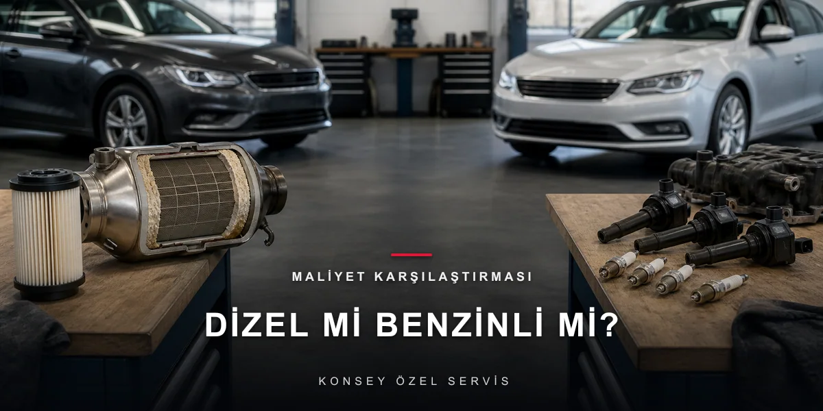 Dizel mi Benzinli mi? Bakım Maliyeti Karşılaştırması (2026)