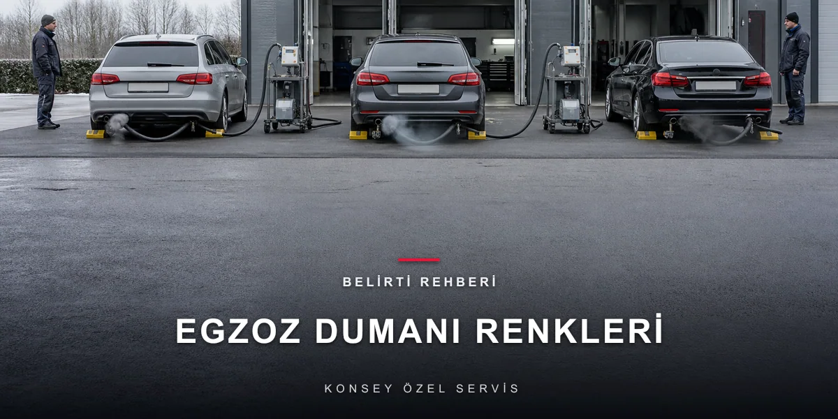 Egzoz Dumanı Renkleri: Mavi, Beyaz, Siyah Ne Anlatır?