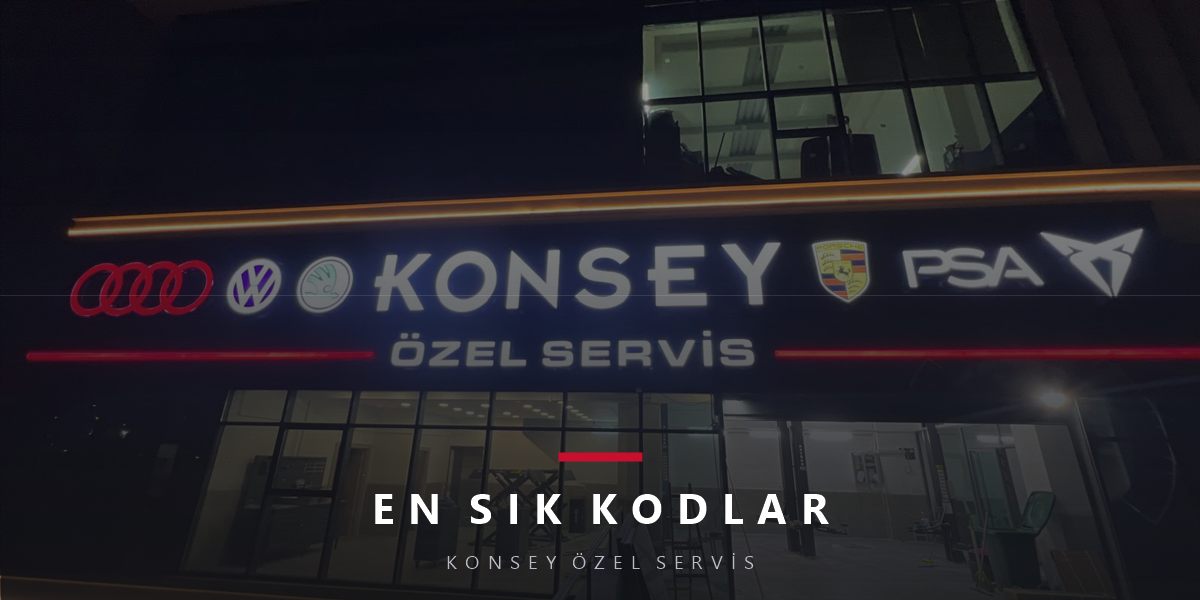En Sık Görülen 15 Arıza Kodu: Türkiye Garaj İstatistiği