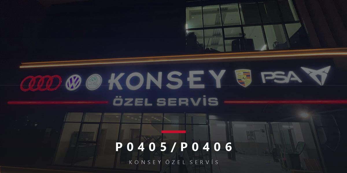 P0405/P0406 Arıza Kodları: EGR Sensörü Düşük-Yüksek