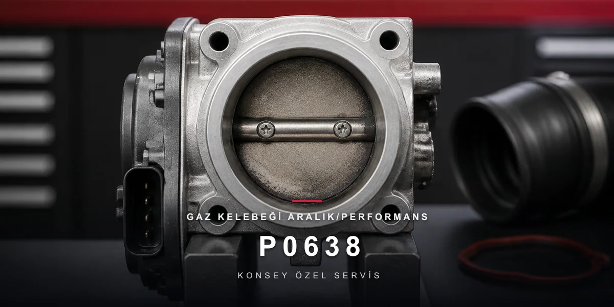 P0638 arıza kodu ve gaz kelebeği kontrolü