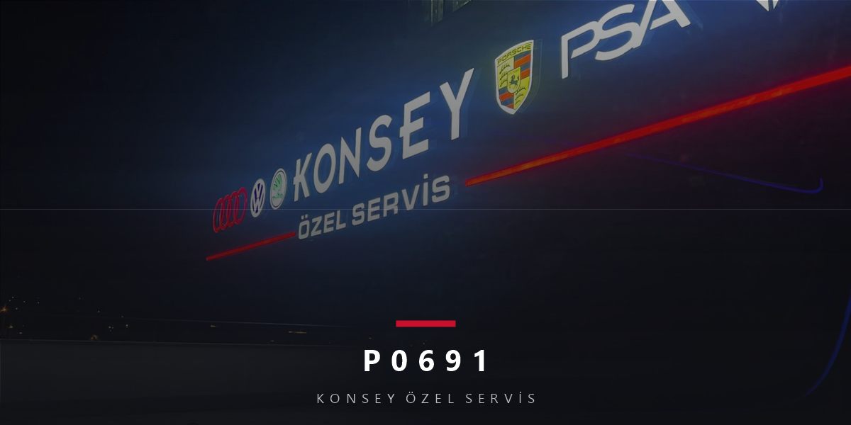 P0691 Arıza Kodu: Fan Kontrol Devresi Düşük — Kısa Devre İzi
