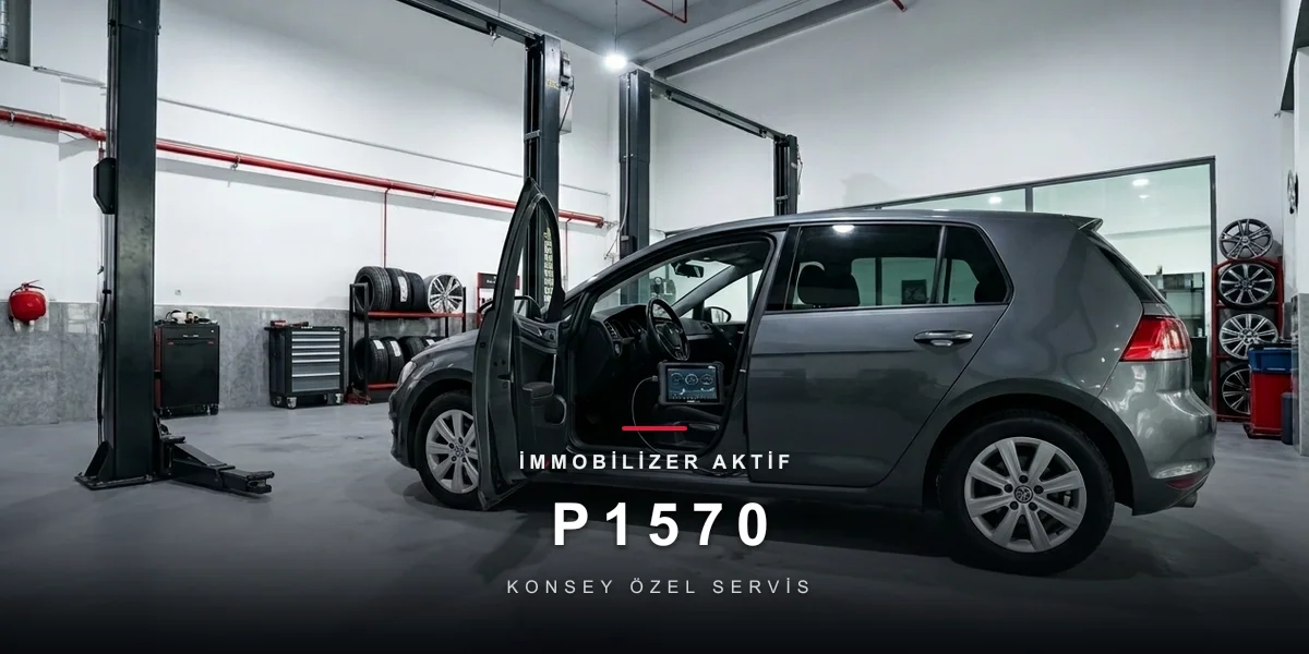 P1570 Arıza Kodu: Immobilizer Aktif — VAG'da 'Çalıştırmıyor' Kodu