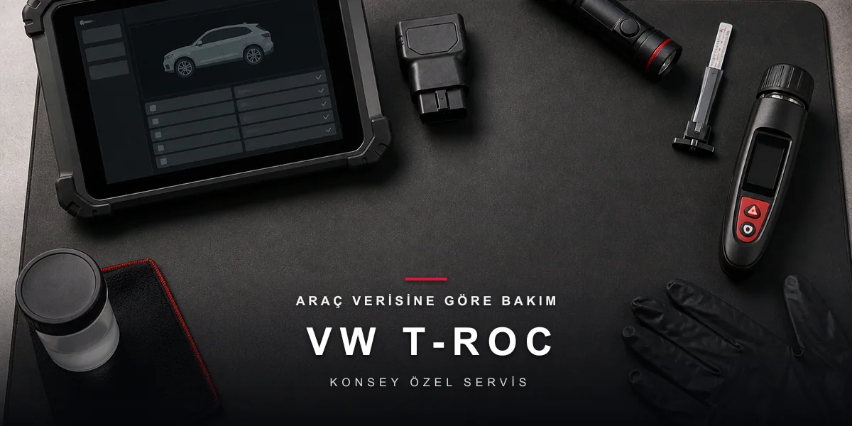 VW T-Roc Bakım Rehberi: 1.0/1.5 TSI ve TDI İçin Plan
