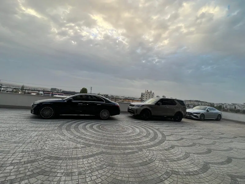 Konsey Özel Servis araç kabul alanı
